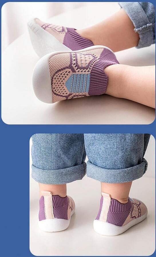 Babyschoenen Zachte Zool Antislip Ademend Mesh Eerste Stap Instappers