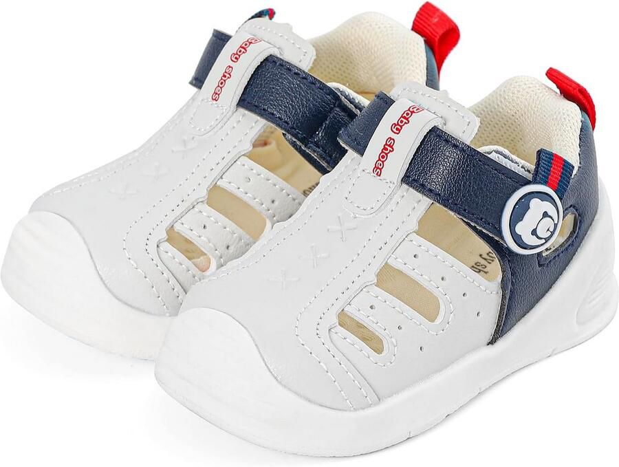Sandalen voor baby's om te leren lopen met gesloten tenen Blote voeten sandalen voor en
