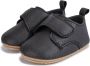 WUNO Baby Schoenen Pasgeboren Babyschoenen met strik Eerste Baby Schoentjes 6-12 maanden Zachte Zool Antislip Baby slofjes 12cm Zwart - Thumbnail 9