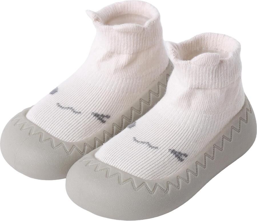 Babyschoentjes Eerstestapenschoenen Sokjes Leren Lopen Antislip Rubberzool