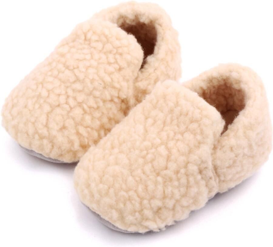Babyslofjes beige baby slofjes anti-slip - Foto 2