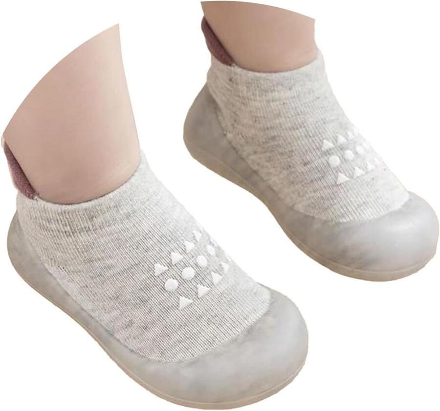 Babysokkenschoenen Loopschoenen peuters Leren lopen Antislip zool Ade d Meerdere kleuren