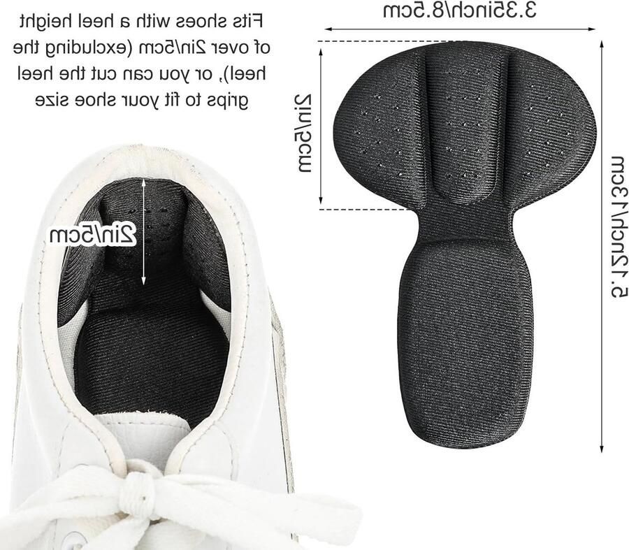 Back heel pads 3 paar herbruikbare niet-slip voetbeschermers voor schoenen en laarzen ideaal voor dames