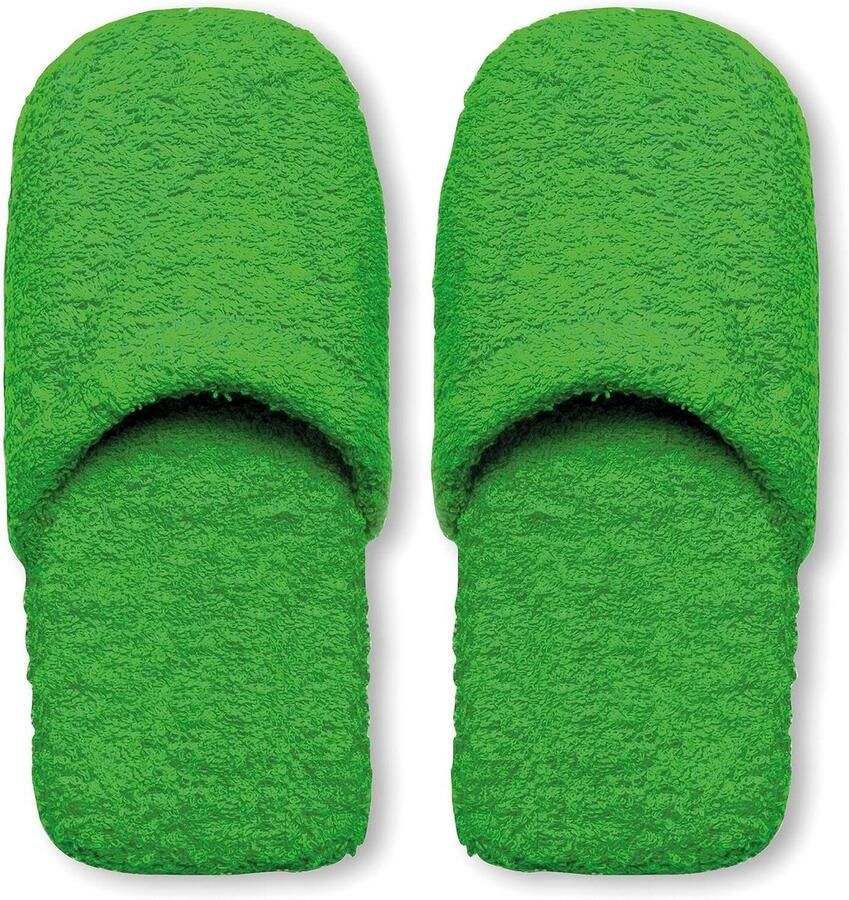 Bad Slippers Huisschoenen Spons Comfort Thuis Zachte Terry Stof 30 x 12 x Groen