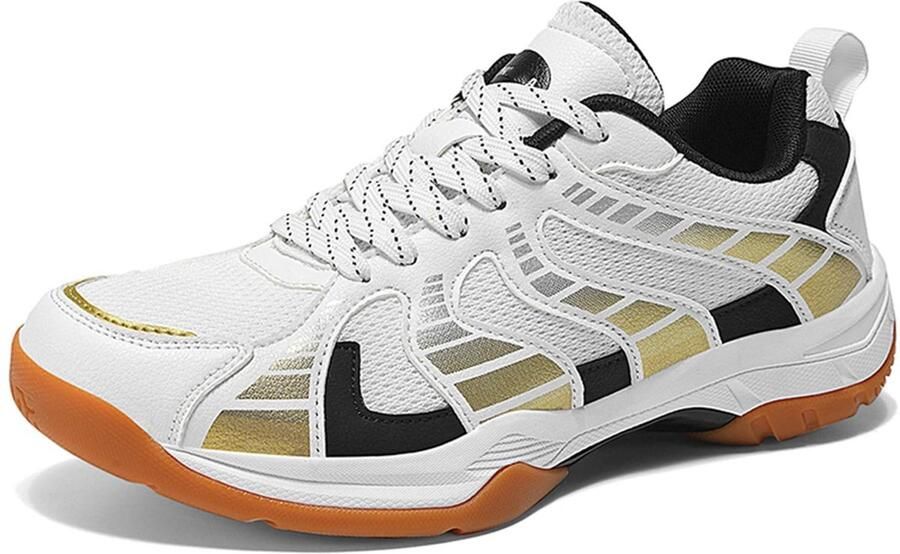 Badmintonschoenen Heren Lichtgewicht Goud
