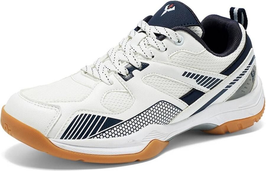 Badmintonschoenen voor Heren Ademend en Antislip Wit - Foto 1