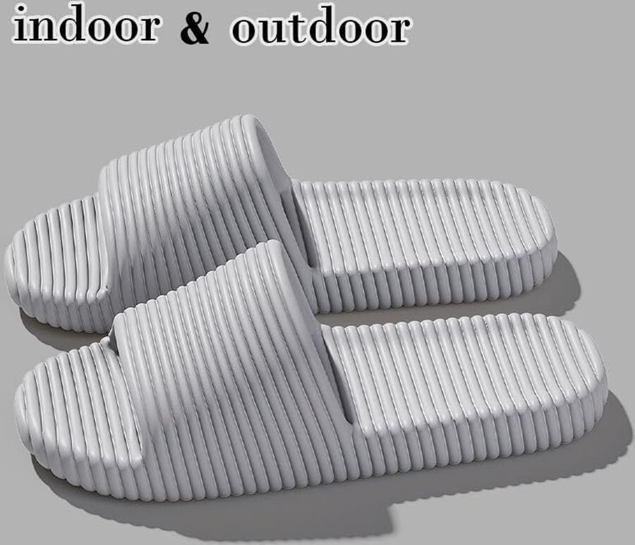 Badpantoffels voor & Heren-Antislip Badslippers-Comfortabele Huispantoffels