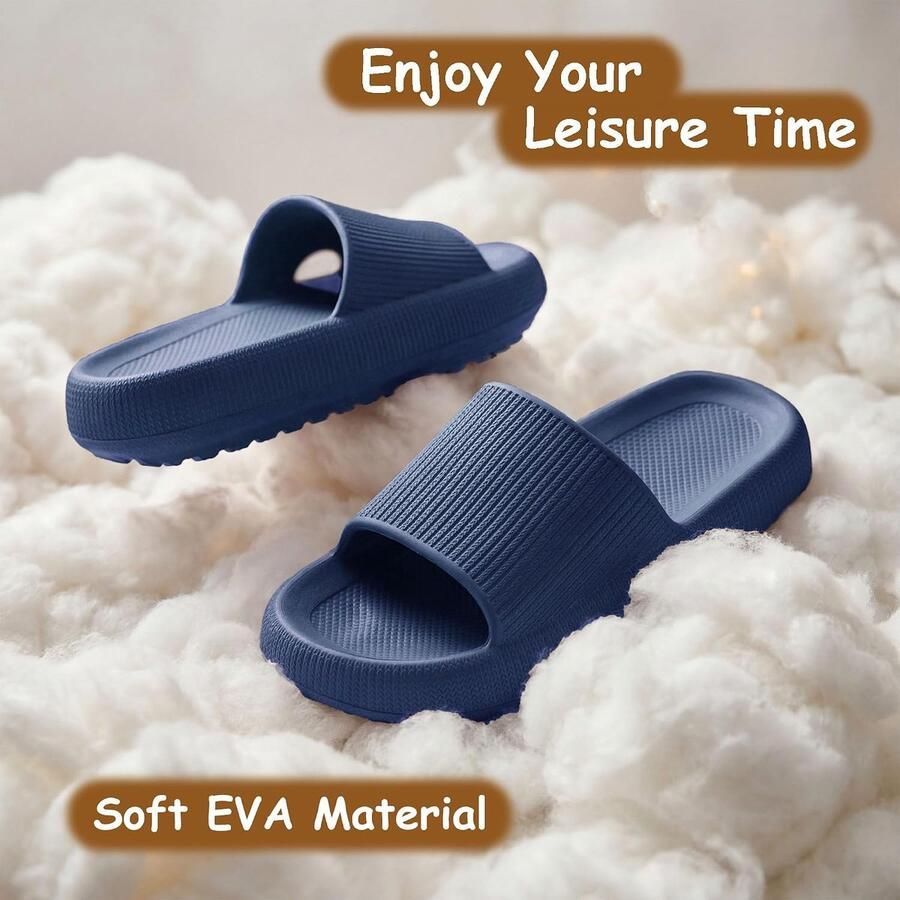 Badschoenen Dames Herren Zachte Pantoffels Antislip Badsloffen Licht Zomer Douche Binnen Buiten Slippers Flops - Foto 2