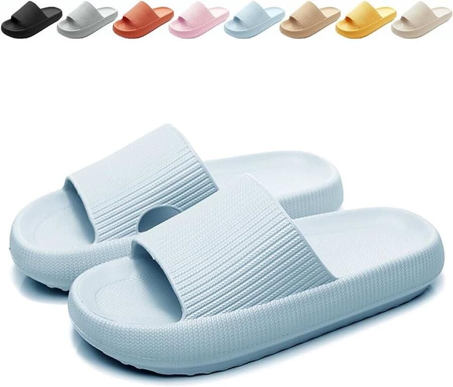 Badschoenen voor en Cozislides originele slippers Cloudyzz slippers wolk antislip voor in de zomer en voor binnen en buiten