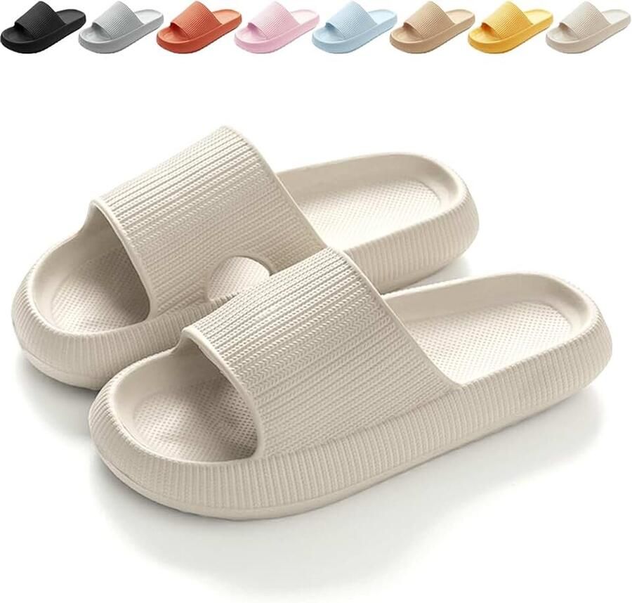 Badschoenen voor en Cozislides originele slippers Cloudyzz slippers wolk antislip voor in de zomer en voor binnen en buiten