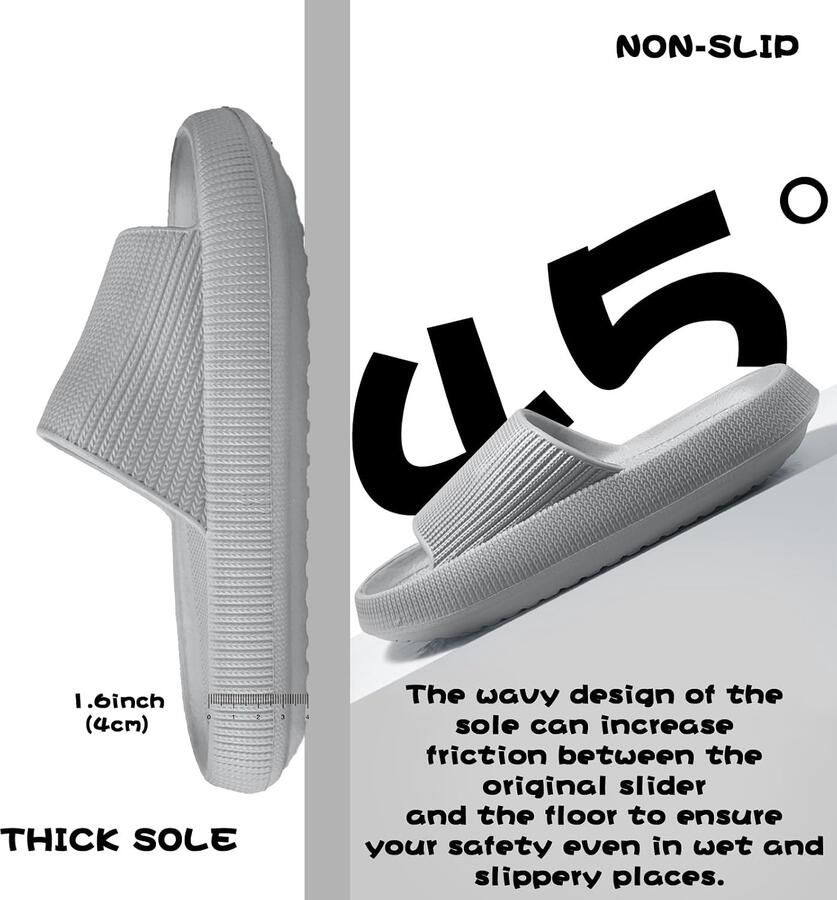 Badschoenen voor en Cozislides originele slippers Cloudyzz slippers wolk antislip voor in de zomer en voor binnen en buiten