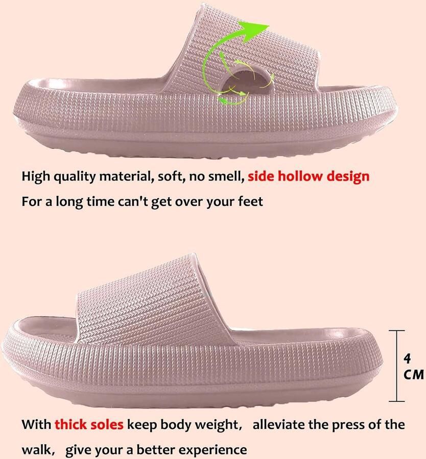 Badschoenen Originele Badslippers Zomer Glijbanen Sandalen Elegante Gezellige Sloffen Pantoffels Unisex Zachte Zool Antislip Slippers