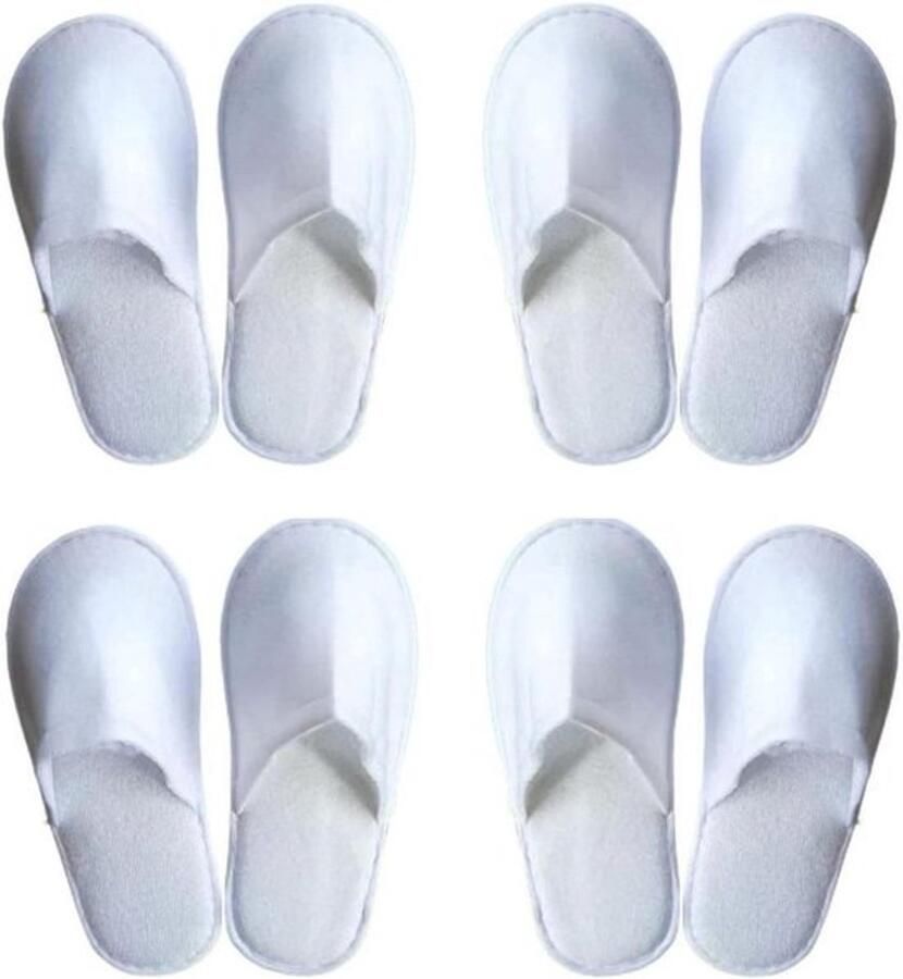 Badslippers 4 paar voor hotel spa thuis en reizen Unisex