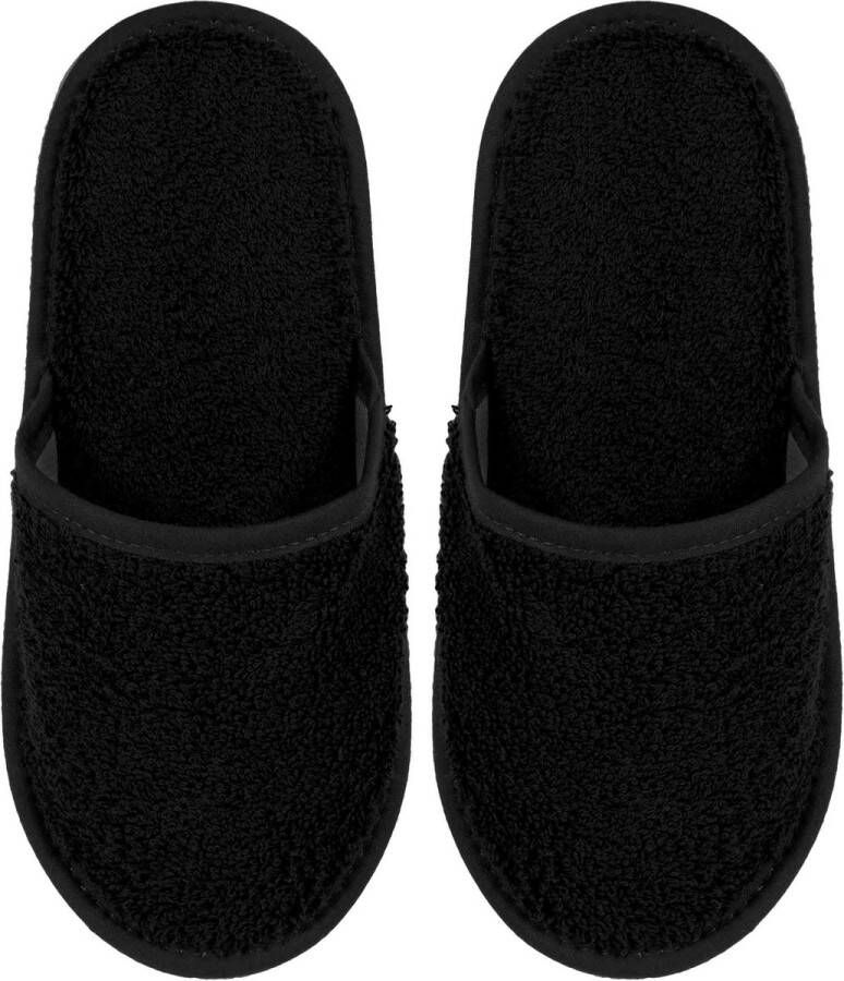 Merkloos Sans marque Badslippers Badstof Uni Pure met Zool - Foto 1