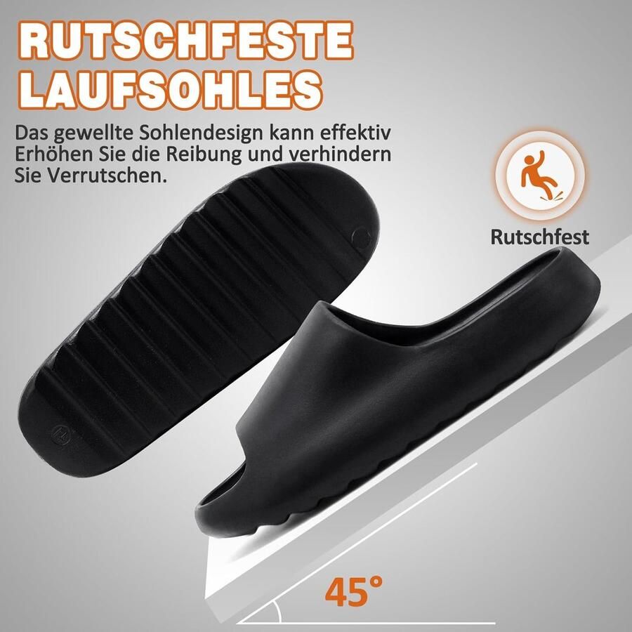 Badslippers Cozy Slides Rubber Comfortabele Wolken