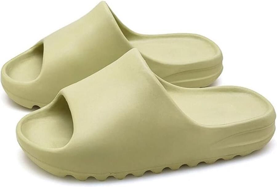 Badslippers Foam Slides Unisex Huiselijk Pillow Cloud Slippers Sliders Badkamer Comfortabele Pantoffels Sloffen Zomertijd Zandstrand Sandalen（40-41）