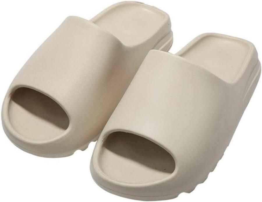 Badslippers Foam Slides Unisex Huiselijk Pillow Cloud Slippers Sliders nen Badkamer Comfortabele Pantoffels Sloffen Zomertijd Zandstrand Sandalen（40-41）