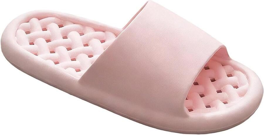 Badslippers Douche Sandalen Thuis Gebruik Comfortabel EVA Materiaal 350g Pakket Gewicht Roze