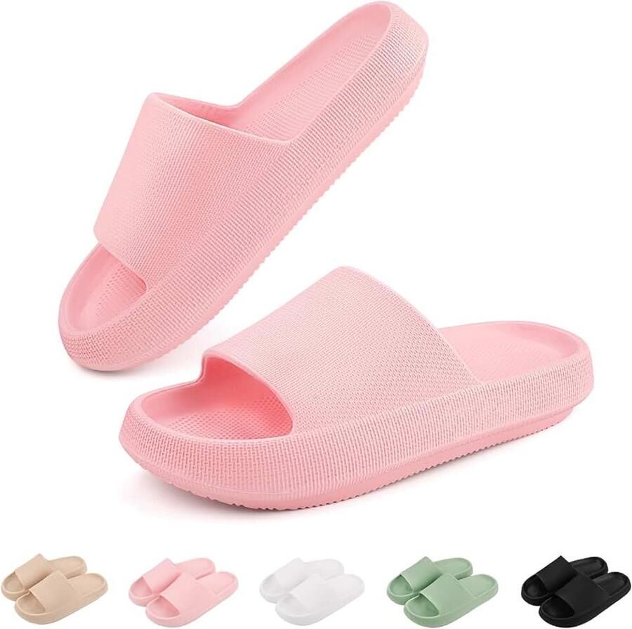 Badslippers voor antislip zachte badslippers voor zomer badslippers voor wolk pantoffels uniseks