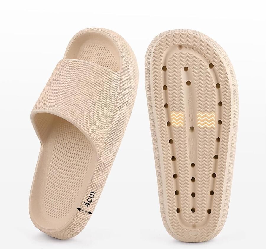 Badslippers voor antislip zachte badslippers voor zomer badslippers voor wolk pantoffels uniseks