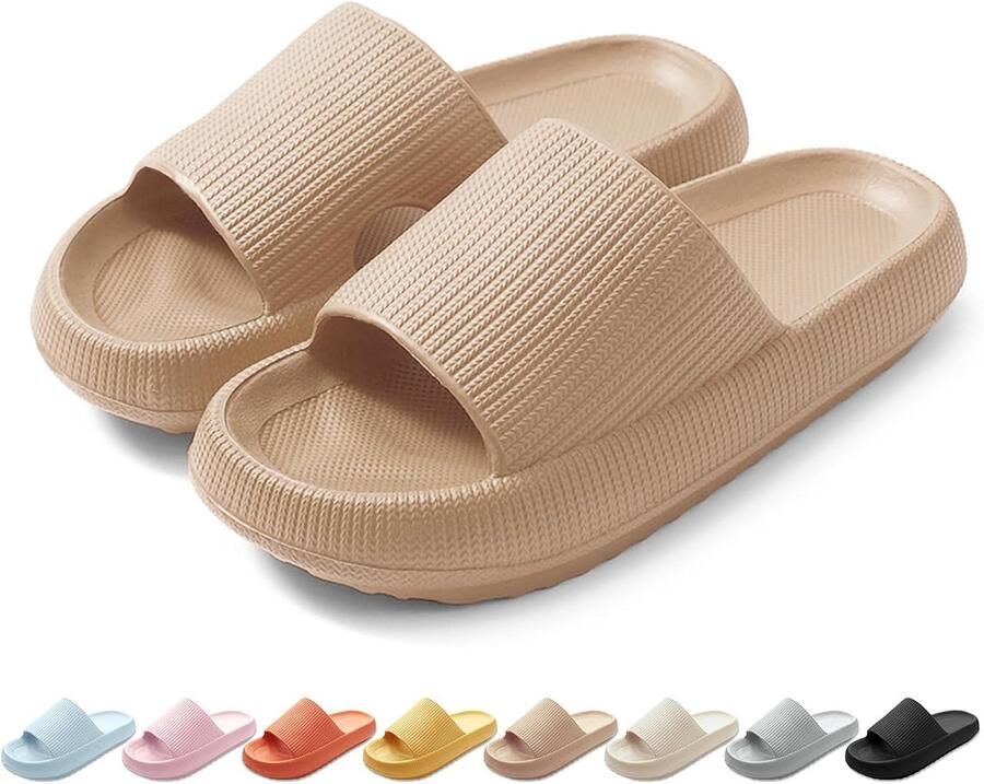 Badslippers voor en originele wolken antislip zachte slippers voor binnen en buiten