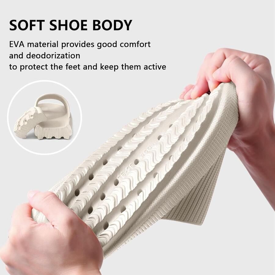 Badslippers voor en originele wolken antislip zachte slippers voor binnen en buiten