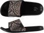 Badslippers huisslippers met slangen print voor dames - Thumbnail 1