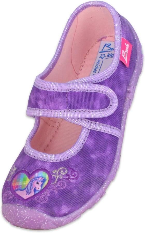 Balerina Slofjes Meisjes Eenvoudig Aan En Uit Met Klittenband Flexibele Zool