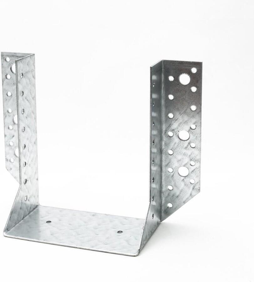 Balkenschoenen 10 stuks Houtverbinder Bevestiger Stabiele Houtconstructies Verzinkt Staal 140 x 180 mm Metallic