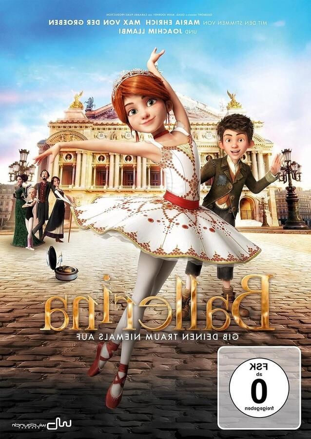 Ballerina DVD Dansfilm Meisje Dromen Nastreven Geanimeerd Verhaal 1 uur 26 min Niet gespecificeerd