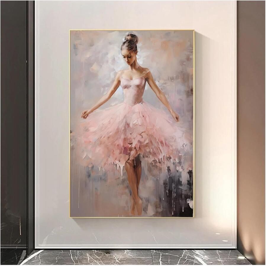 Ballerina Muurschildering Danser Kunstwerk Woonkamer Decor High-definition Print 50x Kleuren