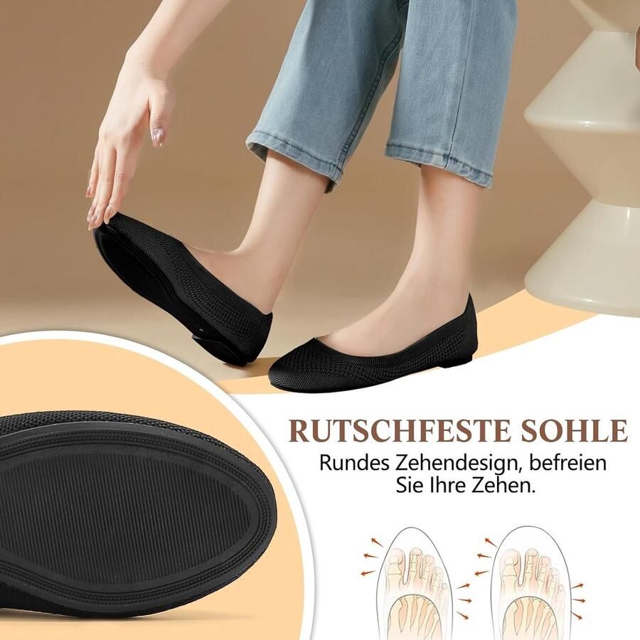 Ballerina platte schoenen comfort slip on klassieke zomerschoenen wandelschoenen flats voor vrouwen