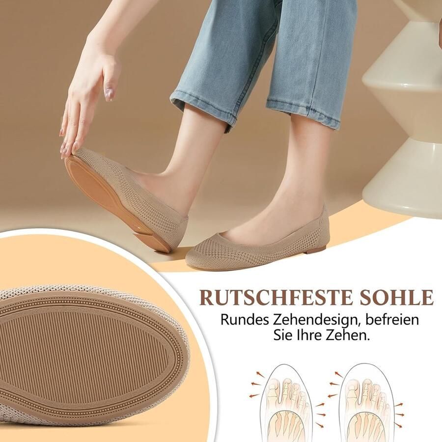 Ballerina platte schoenen comfort slip on klassieke zomerschoenen wandelschoenen flats voor vrouwen