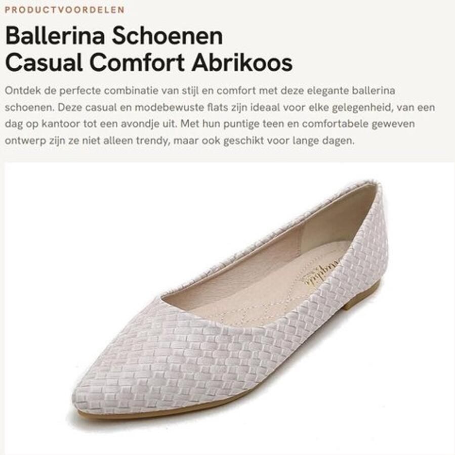 Ballerina Schoenen Dames Comfortabele Geweven Platte Schoenen Puntige Teen Slip-On Casual Dressy EU Flats