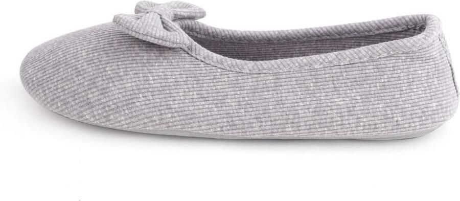 Schattige katoenen ballerina pantoffels voor dames en meisjes warme indoor slippers met strik voor herfst en winter - Foto 2