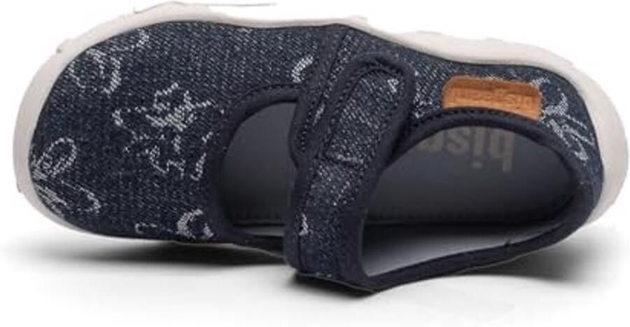 Ballerina Slippers Denim Flower