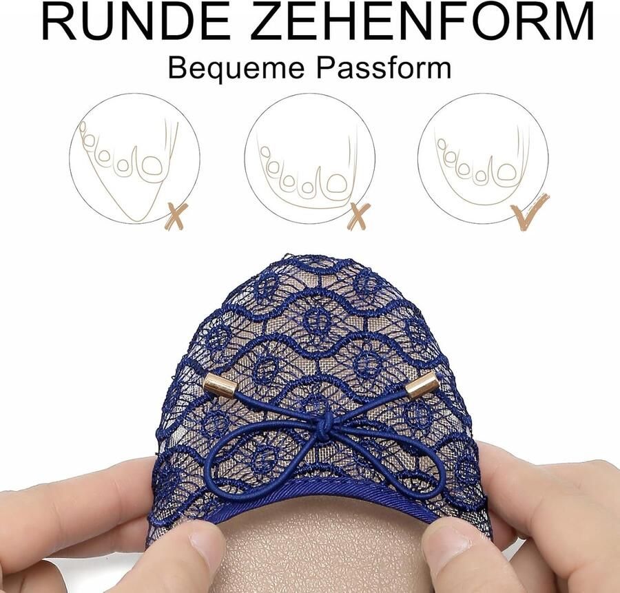 Ballerina's platte ademende schoenen voor dames comfortabele slip-on