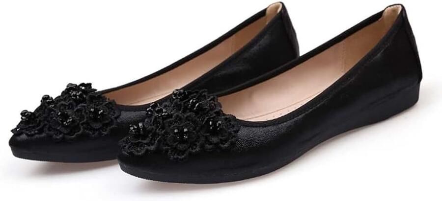 Ballerina's voor dames opvouwbaar casual sprankelend strass bruiloft ballerina's comfortabele instapschoenen platte schoenen