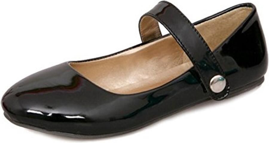 Ballerina's voor dames ronde teen grote maten platte schoenen