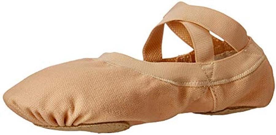 Ballet Flats Dames met Gespleten Zool en Elastische Banden