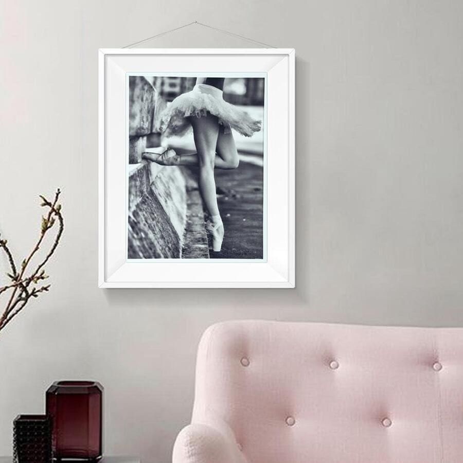 Ballet meisje schilderij muurkunst muurschildering slaapkamer decoratie 75x