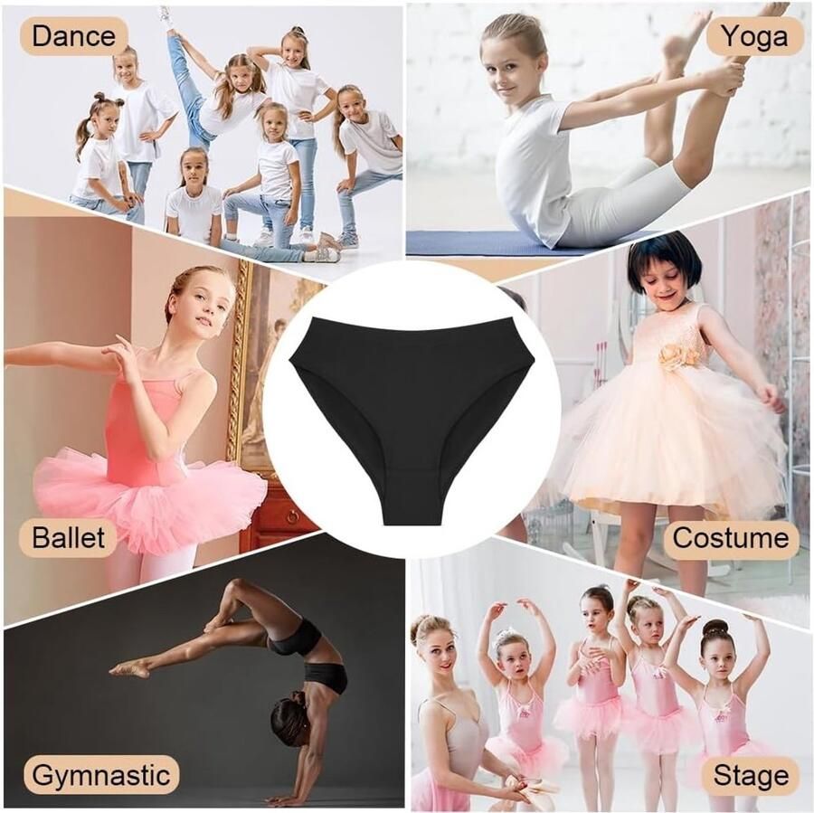 Balletondergoed voor Meisjes Naadloze Beige Ballet Briefs Dancer Onderbroeken Gymnastiek Ondergoed Ballerina Ondergoed voor Vrouwen en Meisjes