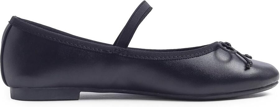 Ballet schoenen 39.5 EU zwarte vegan leren Mary Jane comfortabele ronde neus stijlvol en veelzijdig ShopVlot