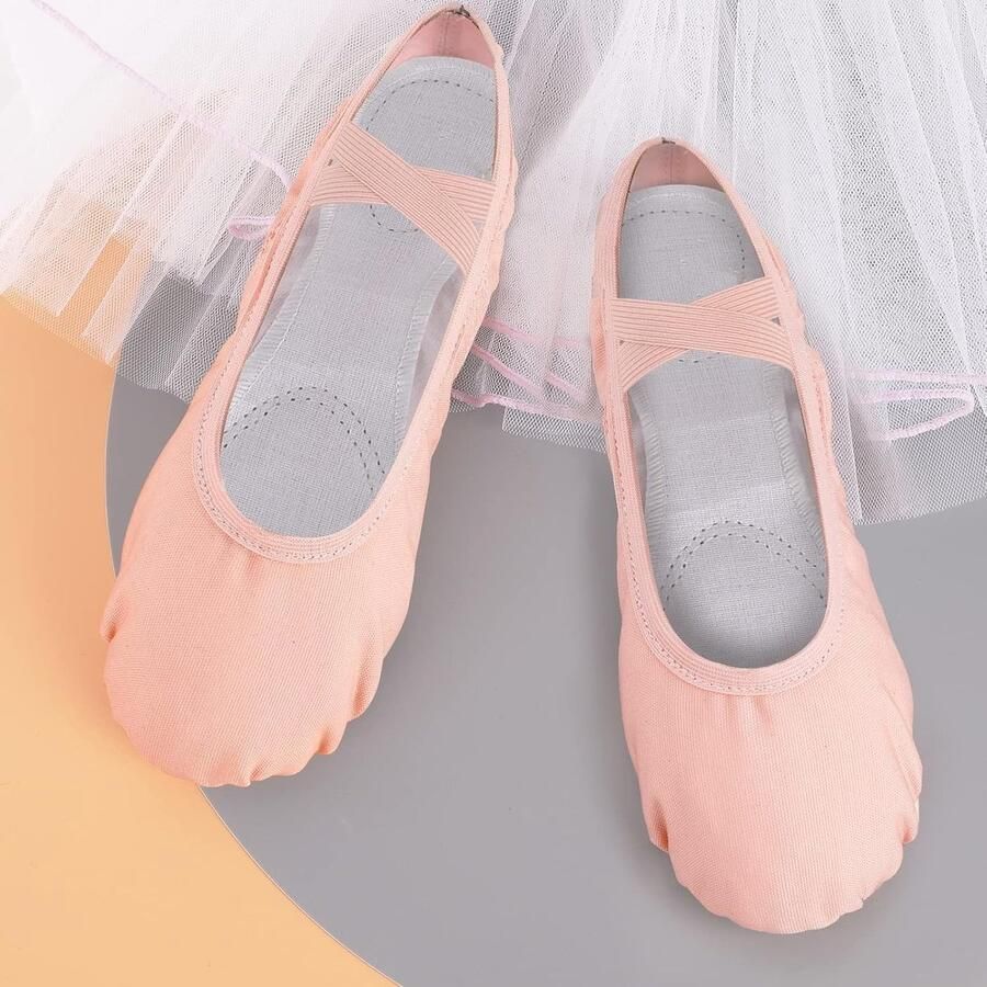 Ballet Schoenen Canvas Ballet Slipper Lederen Split Zool Gymnastiek Dnace Platte Schoenen voor Vrouwen Kinderen Volwassenen