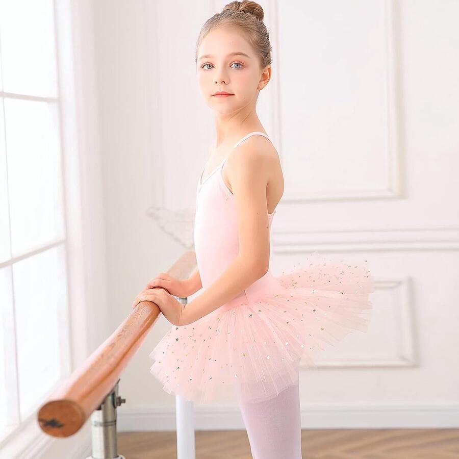 Balletkleding voor kinderen Tutu balletjurk en dansbody van katoen voor meisjes
