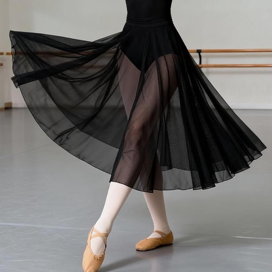 Balletrok van mesh tutu jurk en trainingsrok voor dans perfect voor ballerina's en dansoutfits