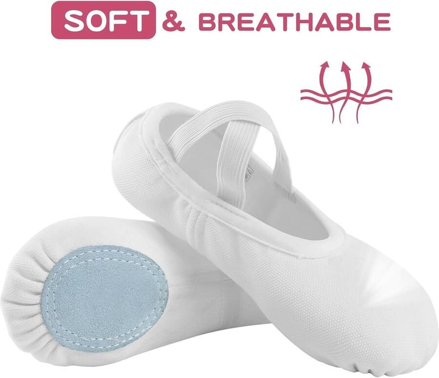 Balletschoen voor Meisjes Elastisch Balletschoenen voor Gesplitste Zool Dansschoenen voor Meisjes en Dames