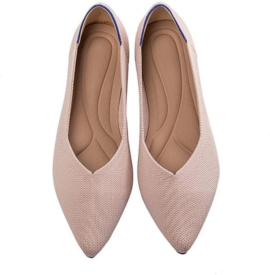 Balletschoenen Comfortabele Instappers Platte Schoenen Casual Balletpakje Gekleed Schattig Kleuren Puntige Teen Platte Schoenen