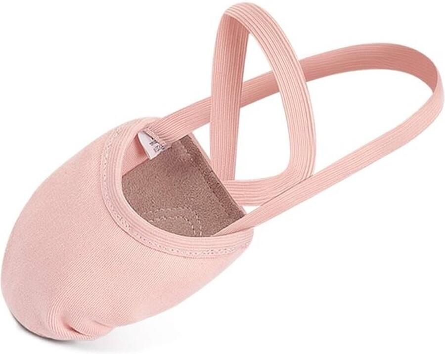 Balletschoenen Halve Zool Jazz Dansschoenen Pirouette Draaischoen Dames Meisjes Elastisch Canvas Antislip Lederen Zool