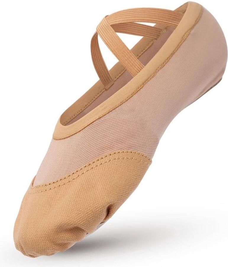 Balletschoenen Super Comfortabel Dansschoenen Balletpakje Gymnastiek Yoga Rekbaar Gaas Roestvrij Staal Zool Balletpantoffels